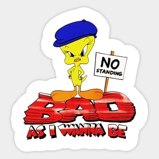 90s Bird - Toon Look Classic Sticker